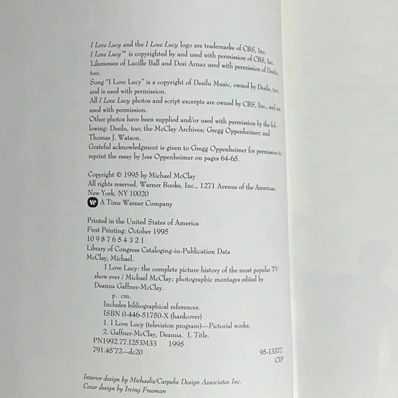 “I Love Lucy” Tabletop Book by Michael McClay - Picture 6 of 7